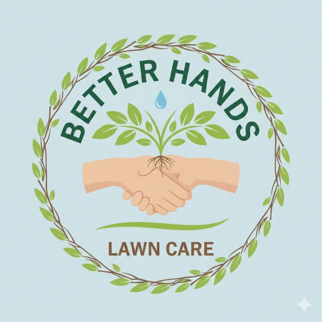 Better Hands Lawn Care logo